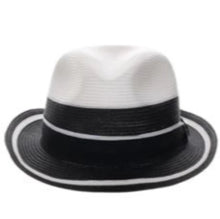 Load image into Gallery viewer, Stacy Adams Rodano - Straw Fedora Hat
