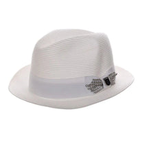 Load image into Gallery viewer, Stacy Adams Spire - Straw Fedora Hat
