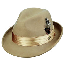 Load image into Gallery viewer, Stacy Adams Johnston - Soft Wool Felt Fedora Hat
