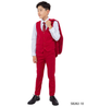 Load image into Gallery viewer, Stacy Adams Boys Suits 5 PC Solid Red | SB282-10
