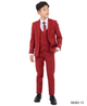 Stacy Adams Boys Suits 5 PC Solid Brick | SB282-13