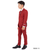 Stacy Adams Boys Suits 5 PC Solid Brick | SB282-13