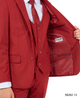 Stacy Adams Boys Suits 5 PC Solid Brick | SB282-13