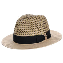 Load image into Gallery viewer, Scala Cabana Cove - Straw Fedora Hat
