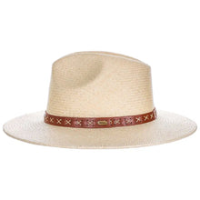 Load image into Gallery viewer, Scala Leon - Panama Straw Fedora Hat
