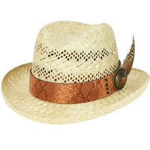 Load image into Gallery viewer, Bailey Shade -  Renegade Straw Fedora
