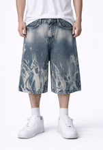 Load image into Gallery viewer, ACID DENIM SHORTS
