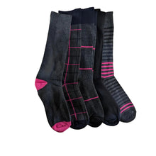 Load image into Gallery viewer, 5 Pair Men&#39;s Casual/Dress Socks One Size Adults Fashionable Patterns
