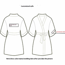 Load image into Gallery viewer, Custom Satin Bridesmaid Robes – Personalized with Name, Title, or Date | Wedding Party Gifts
