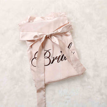 Load image into Gallery viewer, Custom Satin Bridesmaid Robes – Personalized with Name, Title, or Date | Wedding Party Gifts
