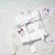 Load image into Gallery viewer, Custom Satin Bridesmaid Robes – Personalized with Name, Title, or Date | Wedding Party Gifts
