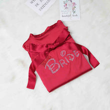 Load image into Gallery viewer, Custom Satin Bridesmaid Robes – Personalized with Name, Title, or Date | Wedding Party Gifts
