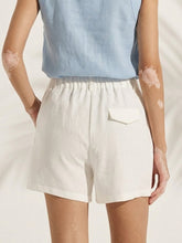 Load image into Gallery viewer, 100% Linen Pleated Linen Shorts ELLEN
