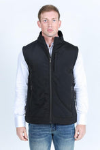 Load image into Gallery viewer, Mens SoftShell Concealed Carry Water-Resistant Vest - Black
