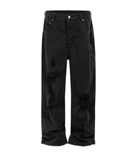 Load image into Gallery viewer, NOIR DESTROYED WORK PANTS
