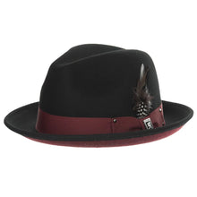 Load image into Gallery viewer, Stacy Adams Riven - Wool Fedora Hat
