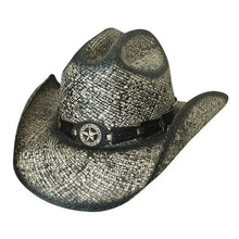 Load image into Gallery viewer, Bullhide Star Central - Shapeable Raffia Straw Cowboy Hat (Closeout)
