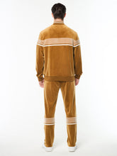 Load image into Gallery viewer, Damarindo Velour Track Jacket- Bronze Brown
