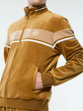 Load image into Gallery viewer, Damarindo Velour Track Jacket- Bronze Brown
