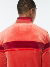 Load image into Gallery viewer, Damarindo Velour Track Jacket- Hot Sauce
