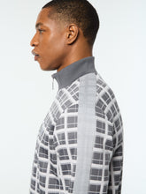 Load image into Gallery viewer, Damarindo Check Track Jacket- Quiet Grey

