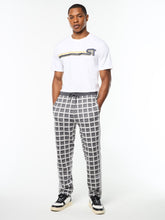 Load image into Gallery viewer, Damarindo Check Track Pant- Quiet Grey
