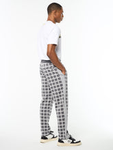 Load image into Gallery viewer, Damarindo Check Track Pant- Quiet Grey
