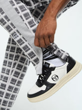 Load image into Gallery viewer, Damarindo Check Track Pant- Quiet Grey
