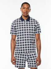 Load image into Gallery viewer, Damarindo Check Polo- Maritime Blue
