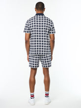 Load image into Gallery viewer, Damarindo Check Polo- Maritime Blue

