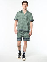 Load image into Gallery viewer, Quadretto Cabana Shirt- Duck Green

