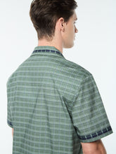 Load image into Gallery viewer, Quadretto Cabana Shirt- Duck Green
