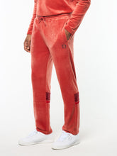 Load image into Gallery viewer, Damarindo Velour Track Pant- Hot Sauce
