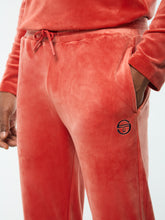 Load image into Gallery viewer, Damarindo Velour Track Pant- Hot Sauce
