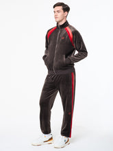 Load image into Gallery viewer, Banda Velour Track Jacket- Mulch
