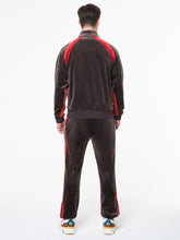 Load image into Gallery viewer, Banda Velour Track Jacket- Mulch
