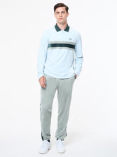 Load image into Gallery viewer, Banda Velour Polo- Baby Blue
