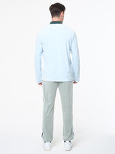 Load image into Gallery viewer, Banda Velour Polo- Baby Blue
