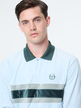 Load image into Gallery viewer, Banda Velour Polo- Baby Blue
