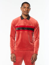 Load image into Gallery viewer, Banda Velour Polo- Hot Sauce
