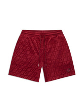 Load image into Gallery viewer, Bandiera Debossed Velour Short-Rhubarb
