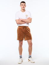 Load image into Gallery viewer, Bandiera Debossed Velour Short-Sugar Almond
