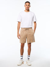 Load image into Gallery viewer, Bandiera Debossed Velour Short-Humus

