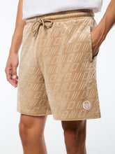 Load image into Gallery viewer, Bandiera Debossed Velour Short-Humus
