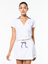 Load image into Gallery viewer, Agata Wrap Polo- Brilliant White
