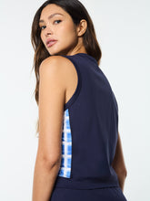 Load image into Gallery viewer, Lara Cropped Top- Maritime Blue
