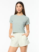 Load image into Gallery viewer, Eva Cropped Top- Slate Gray
