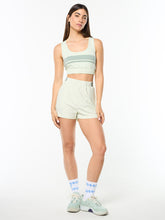 Load image into Gallery viewer, Eva Sports Bra- Almost Aqua
