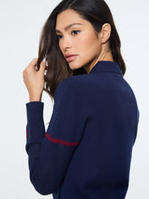 Load image into Gallery viewer, Nota Knit Jacket- Maritime Blue
