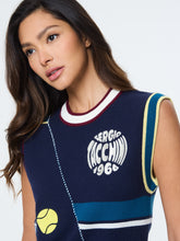 Load image into Gallery viewer, Nota Knit Vest- Maritime Blue

